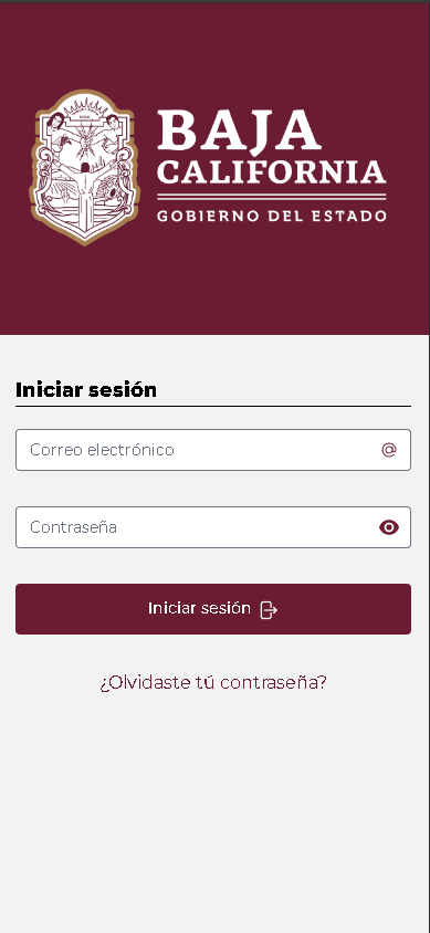 Inicio de sesión general