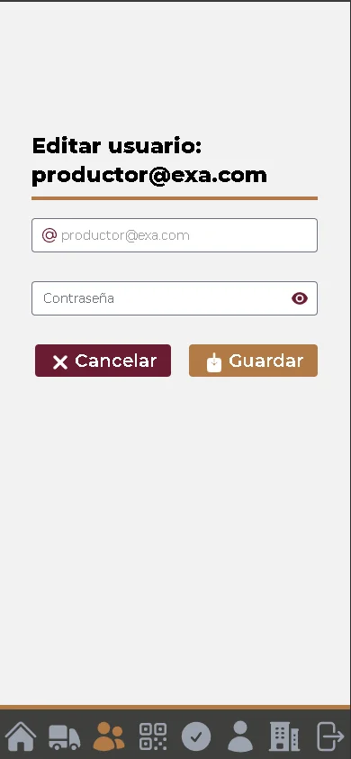 Vista crear usuarios general